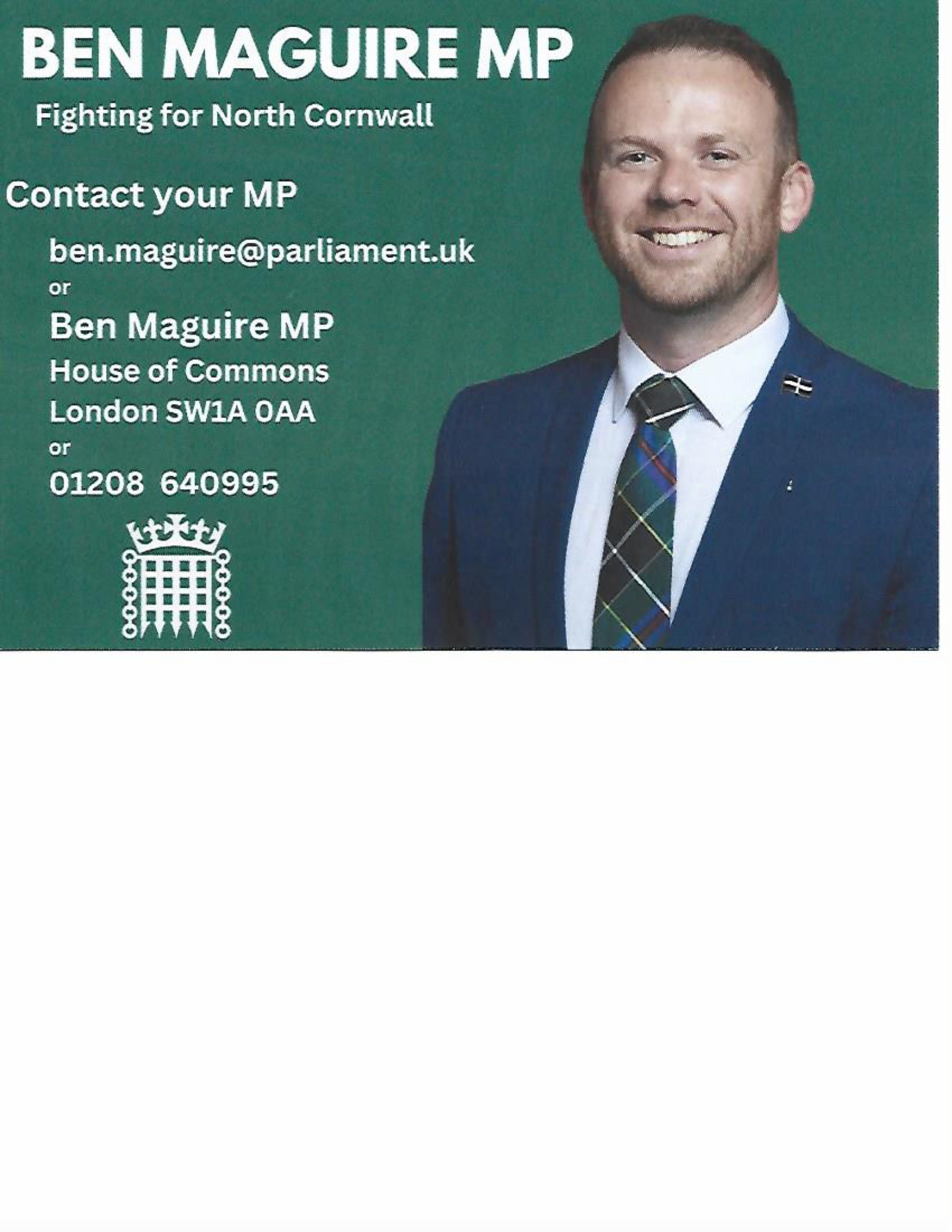 Photo of Ben Maguire MP contact details